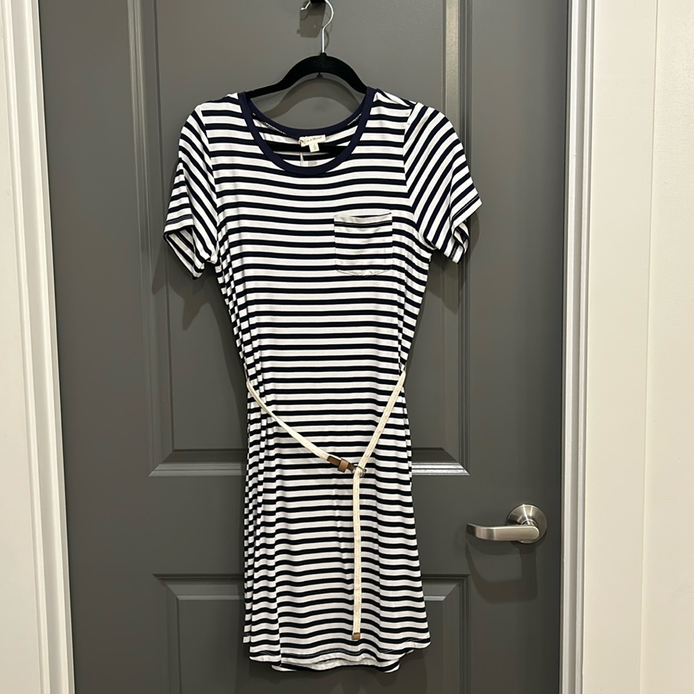 Hem & Thread striped dress NWT